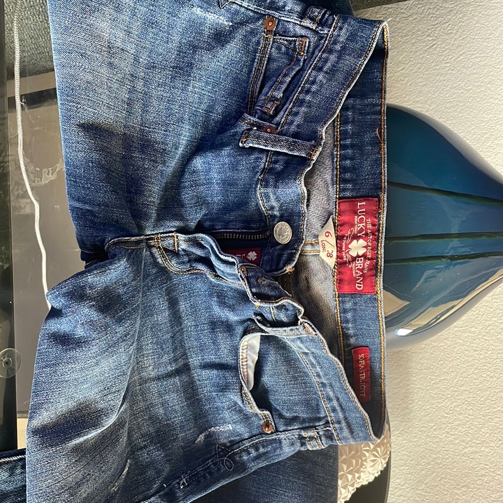 Lucky brand jeans Sophia straight cut.